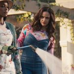 Birdie’s orchid print top on Grosse Pointe Garden Society