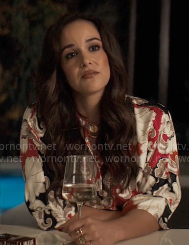 Birdie’s floral print shirtdress on Grosse Pointe Garden Society