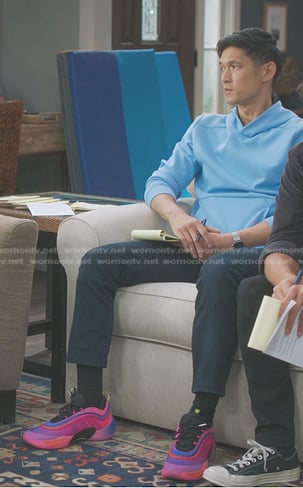 Blue’s multicolor sneakers on Greys Anatomy