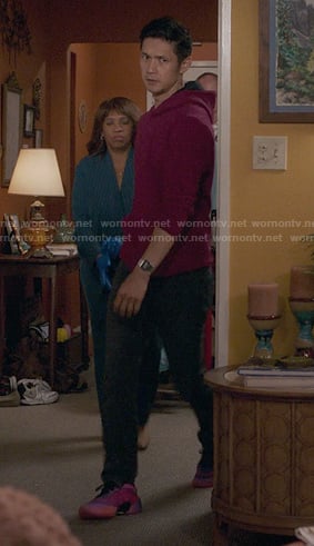 Blue’s multicolor sneakers on Greys Anatomy
