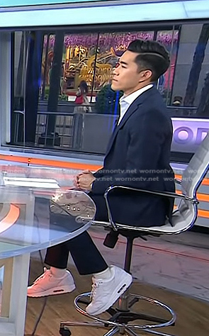 Brian Cheung’s white sneakers on Today