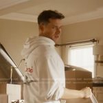 Buck’s white print hoodie on 9-1-1
