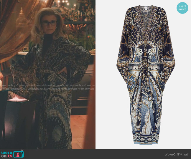 Camilla t shape long kaftan worn by Marilyn Gladwell (Tracey Ullman) on Elsbeth