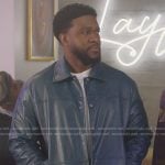 Cassius’s blue leather jacket on All American