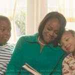 Catherine’s green polo collar sweater on Grosse Pointe Garden Society