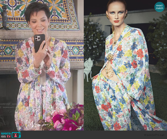 Chanel 2024 Spring Summer Collection worn by Kris Jenner (Kris Jenner) on The Kardashians