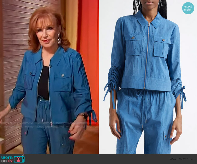 Cinq a Sept Dale Nylon Jacket worn by Joy Behar on Sherri