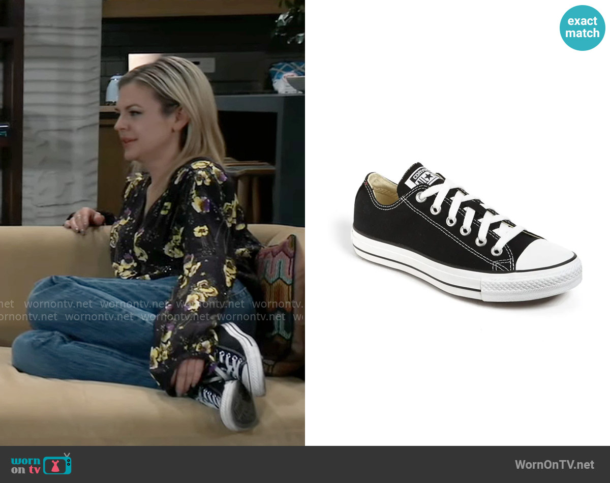 Converse Chuck Taylor® All Star® Low Top Sneaker worn by Maxie Jones (Kirsten Storms) on General Hospital