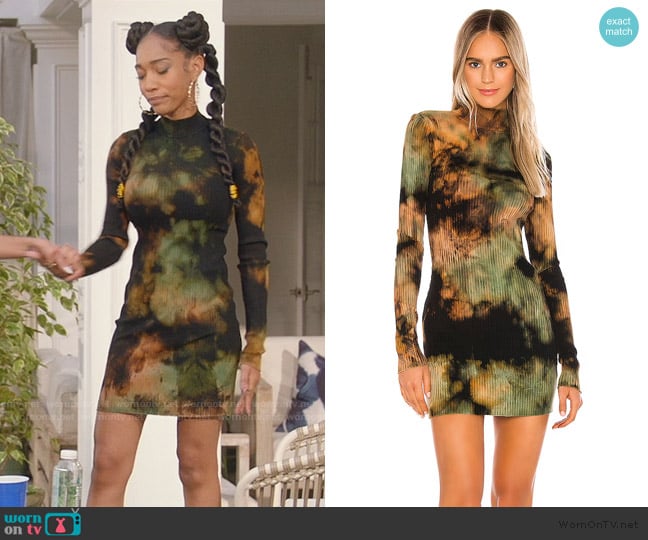 Cotton Citizen Ibiza Mini Dress worn by Macy (Najah Jackson) on All American