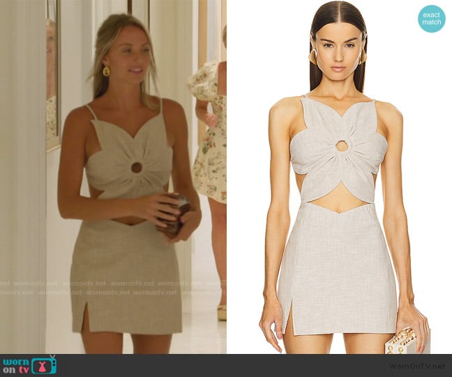 Cult Gaia Aura Dress worn by Taylor Ann Green on Southern Charm