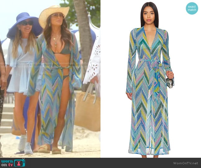 Devon Windsor Odette Robe worn by Kyle Richards on The Real Housewives of Beverly Hills