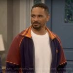 Junior’s colorblock track jacket on Poppas House