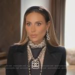 Dorit’s black confessional blazer on The Real Housewives of Beverly Hills