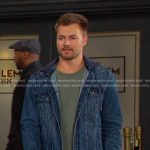 Doug’s hooded denim jacket on Days of our Lives