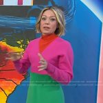 Dylan’s colorblock sweater dress on Today