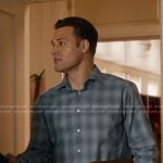 Eddie’s blue plaid shirt on 9-1-1