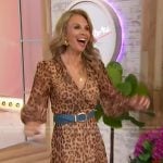 Elisabeth Hasselbeck’s leopard maxi dress on Sherri