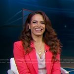Elle Duncan’s pink blazer and belted shorts on Good Morning America