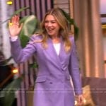 Ellen Pompeo’s purple blazer on The View