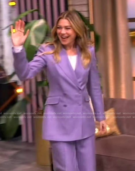 Ellen Pompeo’s purple blazer on The View
