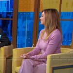 Ellen Pompeo’s beige scallop slingback pumps on Good Morning America