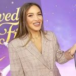 Emily’s plaid blazer on Access Hollywood