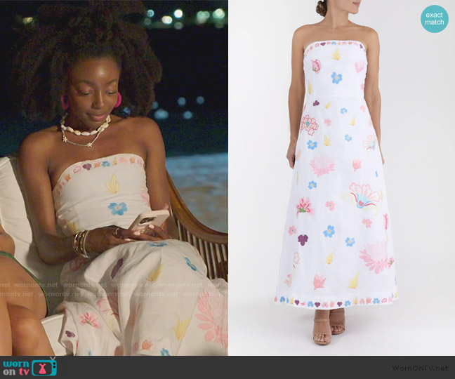 Fanm Mon Maddie Dress worn by Venita Aspen on Southern Charm
