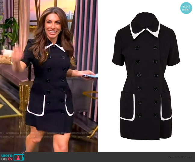 Fendi Double breasted Cady Shirtdress worn by Alyssa Farah Griffin on The View
