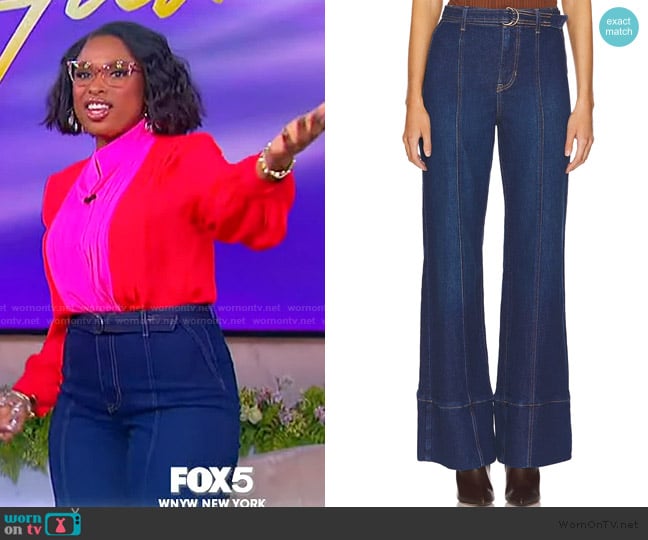 Free People x We The Free Ryla A Line Flare worn by Jennifer Hudson on The Jennifer Hudson Show
