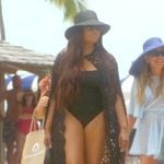 Garcelle’s black lace cape on The Real Housewives of Beverly Hills