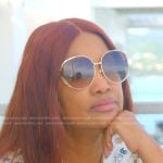 Gacelle’s round sunglasses on The Real Housewives of Beverly Hills