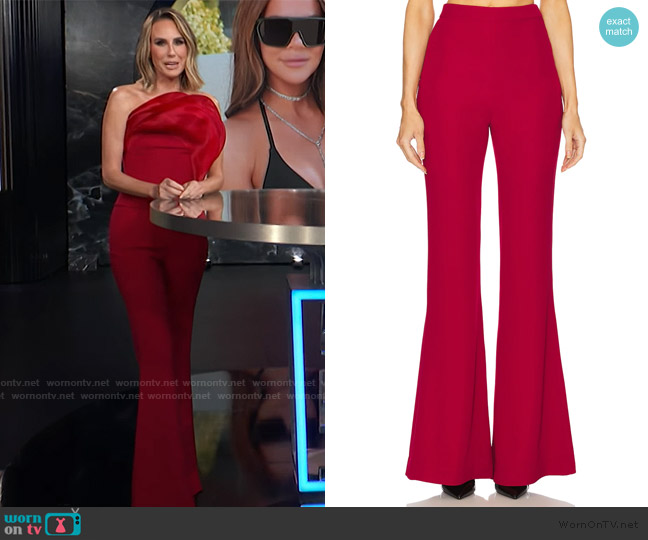 Gaurav Gupta Classic Flared Trouser worn by Keltie Knight on E! News