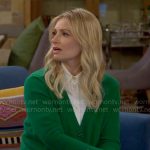 Gemma’s green cardigan on The Neighborhood