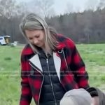 Ginger’s red buffalo jacket on Good Morning America