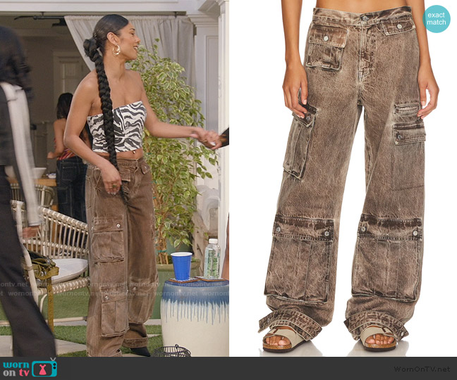 Grlfrnd Lara Pants worn by Patience (Chelsea Tavares) on All American
