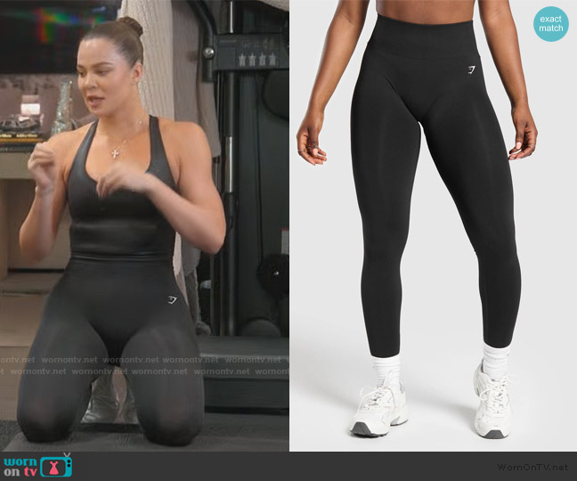 Gymshark Everyday Seamless Leggings worn by Khloe Kardashian (Khloe Kardashian) on The Kardashians