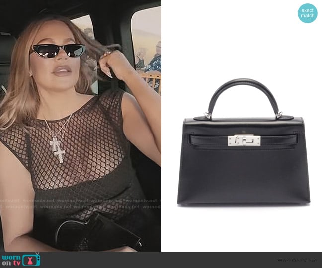 Hermes Mini Kelly Bag worn by Khloe Kardashian (Khloe Kardashian) on The Kardashians
