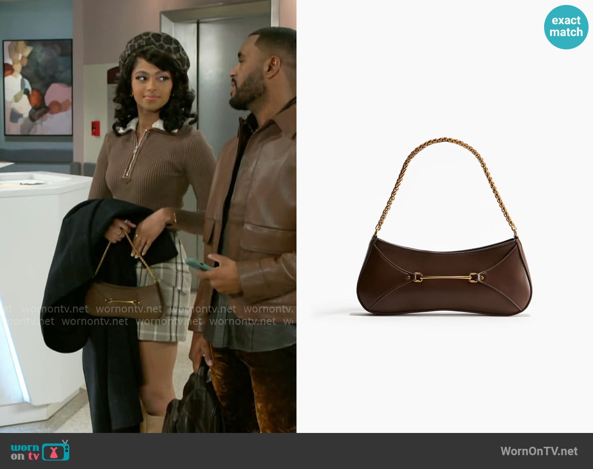 H&M Shoulder Bag worn by Kat Richardson (Colby Muhammad) on Beyond the Gates