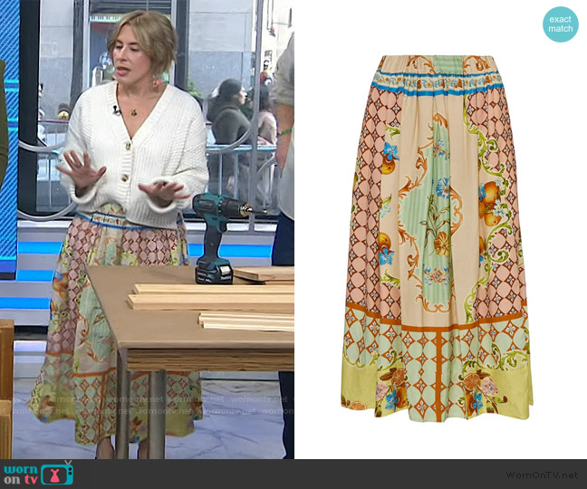 Hunter Bell Tatum Skirt worn by Erin Napier on Today