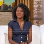 Janai’s denim midi shirtdress on Good Morning America