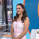 Janelle Lam’s pink tweed mini dress on Today