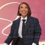 Jeannie Mai’s plaid blazer on Sherri