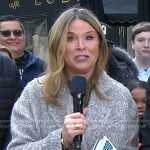 Jenna’s grey coat on Today