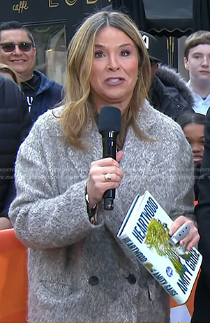 Jenna’s grey coat on Today