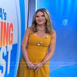 Jenna’s yellow eyelet midi dress on Today
