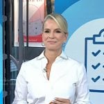Dr. Jennifer Ashton’s white embellished collar shirt on Today