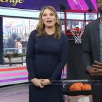 Jenna’s navy long sleeve dress on Today