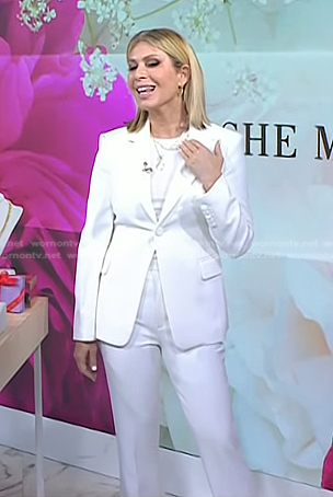 Jill’s white blazer and pants on Today