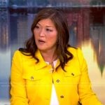 Juju Chang’s yellow jacket on The View