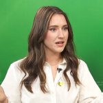 Julliana’s lemon print blouse on Access Hollywood